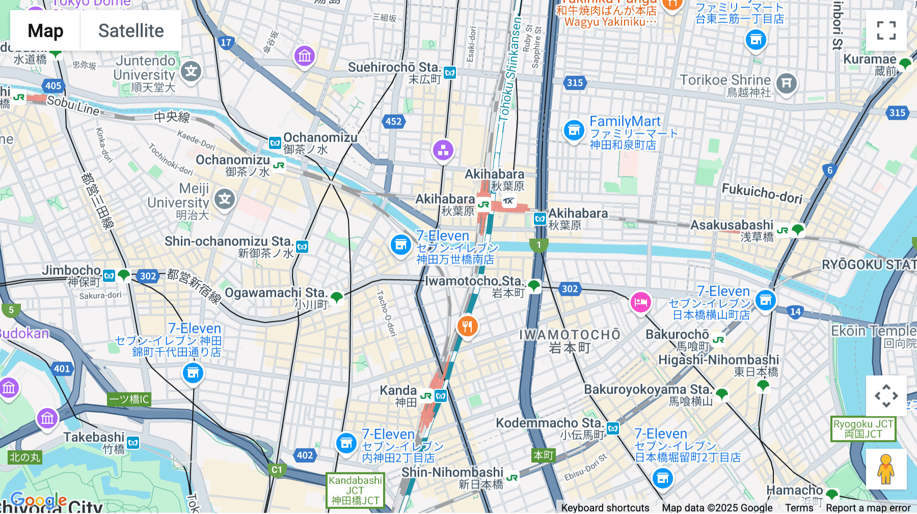 Click for interative map of 2F, 2-19-23 Kanda Sudacho, Chiyoda-ku, Tokyo