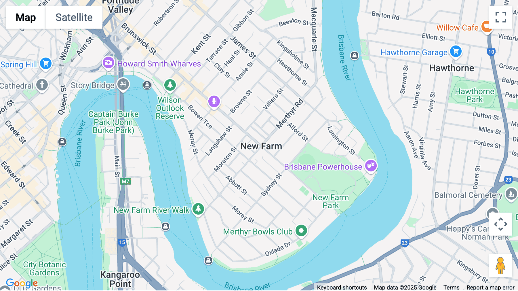 Click for interative map of Level 1, 888 Brunswick Street, New Farm, Brisbane