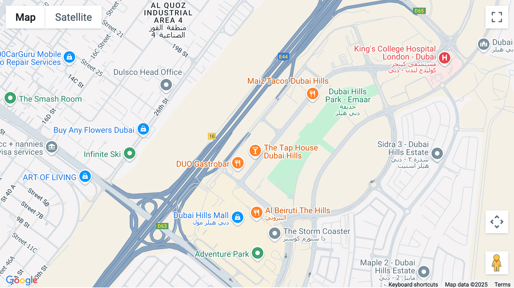 Click for interative map of Dubai Hills Estate Business Park, Building 4, 7th Floor, Dubai