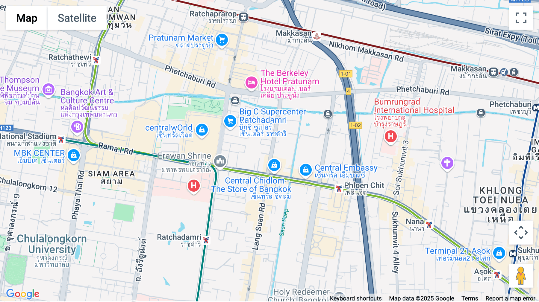 Click for interative map of 29 Vanissa Building, 24th Floor, Soi Chidlom, Ploenchit Road, Lumpini, Pathumwan, Bangkok