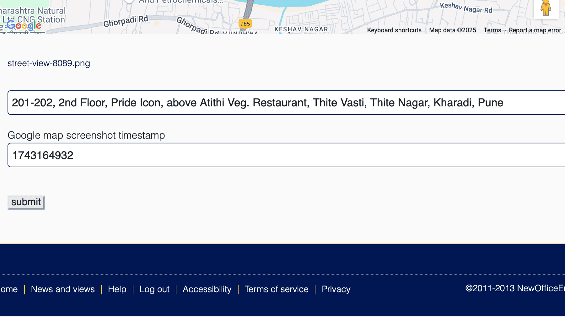 Click for interative map of 201-202, 2nd Floor, Pride Icon, above Atithi Veg. Restaurant, Thite Vasti, Thite Nagar, Kharadi, Pune