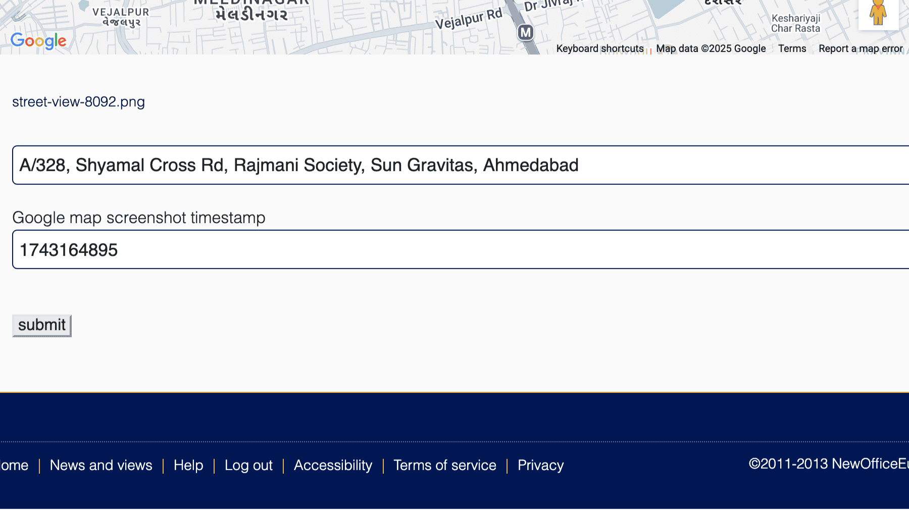 Click for interative map of A/328, Shyamal Cross Rd, Rajmani Society, Sun Gravitas, Ahmedabad