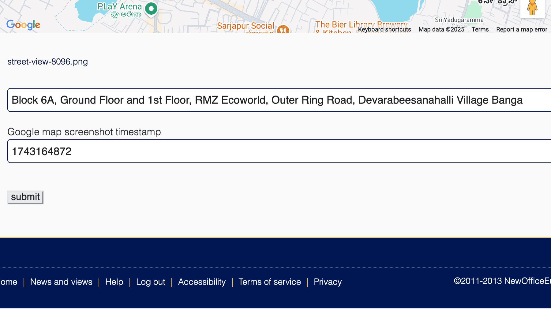 Click for interative map of Block 6A, Ground Floor and 1st Floor, RMZ Ecoworld, Outer Ring Road, Devarabeesanahalli Village Bangalore, Bangalore