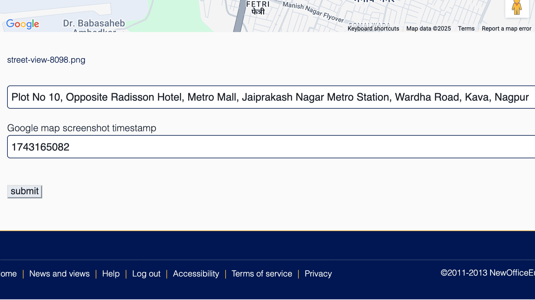 Click for interative map of Plot No 10, Opposite Radisson Hotel, Metro Mall, Jaiprakash Nagar Metro Station, Wardha Road, Kava Corporate, Nagpur