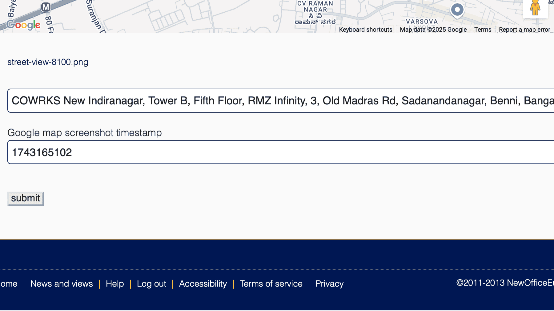 Click for interative map of COWRKS New Indiranagar, Tower B, Fifth Floor, RMZ Infinity, 3, Old Madras Rd, Sadanandanagar, Bennig, Bangalore