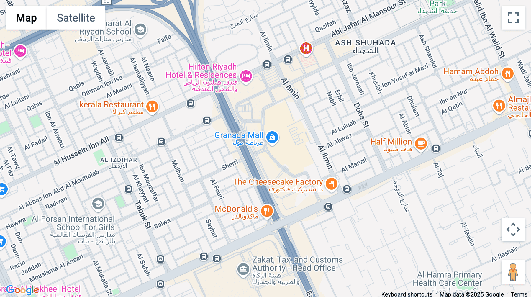 Click for interative map of Granada Mall (New Extension),Eastern Ring Road, Riyadh North, Riyadh