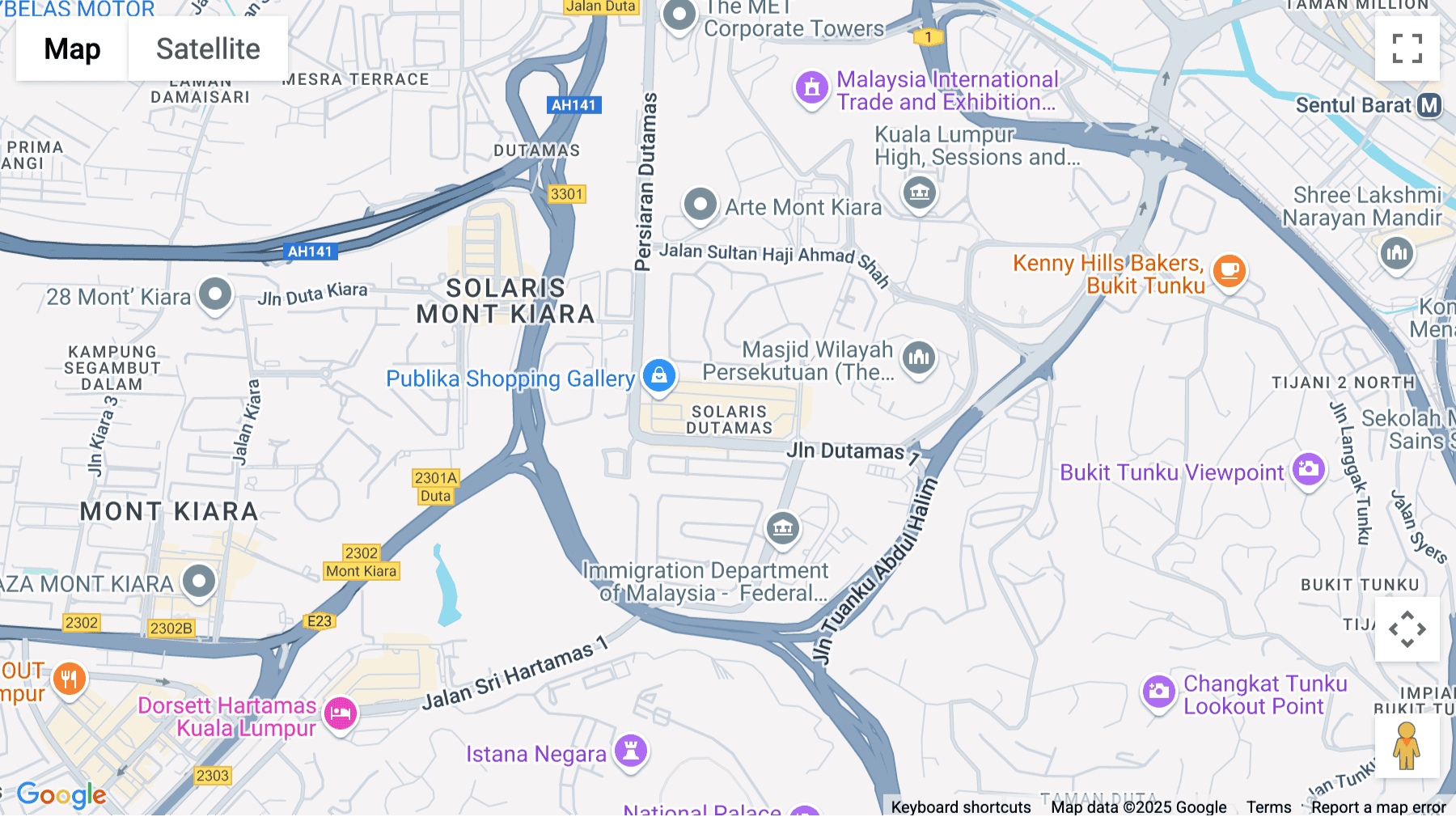 Click for interative map of Block B2-Level 3A-Unit 13A, Publika Solaris Dutamas, 1 Jalan Dutamas 1, Kuala Lumpur