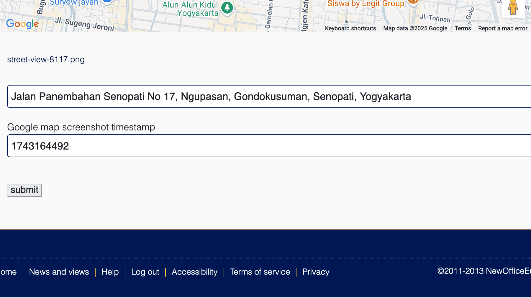 Click for interative map of Jalan Panembahan Senopati No 17, Ngupasan, Gondokusuman, Senopati, Yogyakarta
