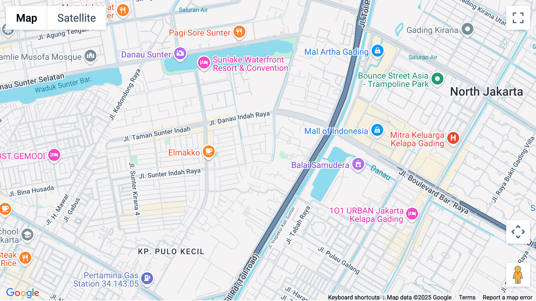 Click for interative map of Jl. Yos Sudarso Kav 85, Altira Business Park, Jakarta