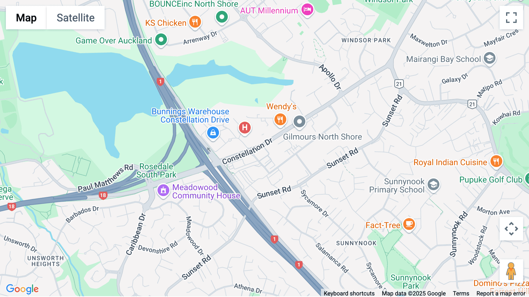 Click for interative map of Level 3, Candida Building 4, 61 Constellation Drive, Mairangi Bay, Auckland