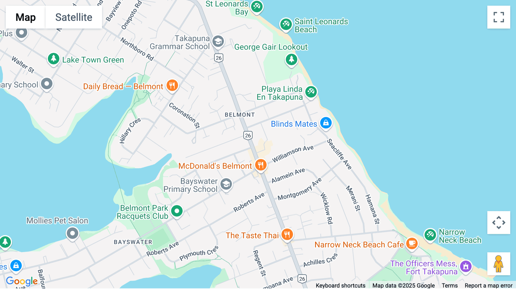 Click for interative map of 158, Lake Road, Belmont, Auckland