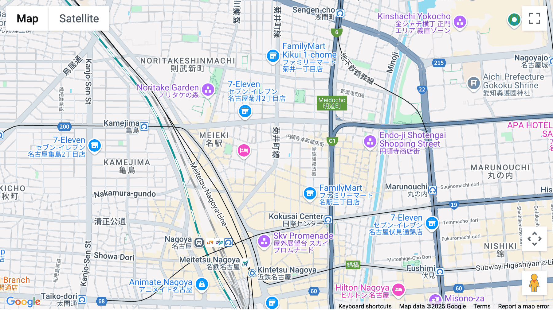 Click for interative map of 2-27-8 Meieki, Nagoya Prime Central Tower 3F, Nagoya