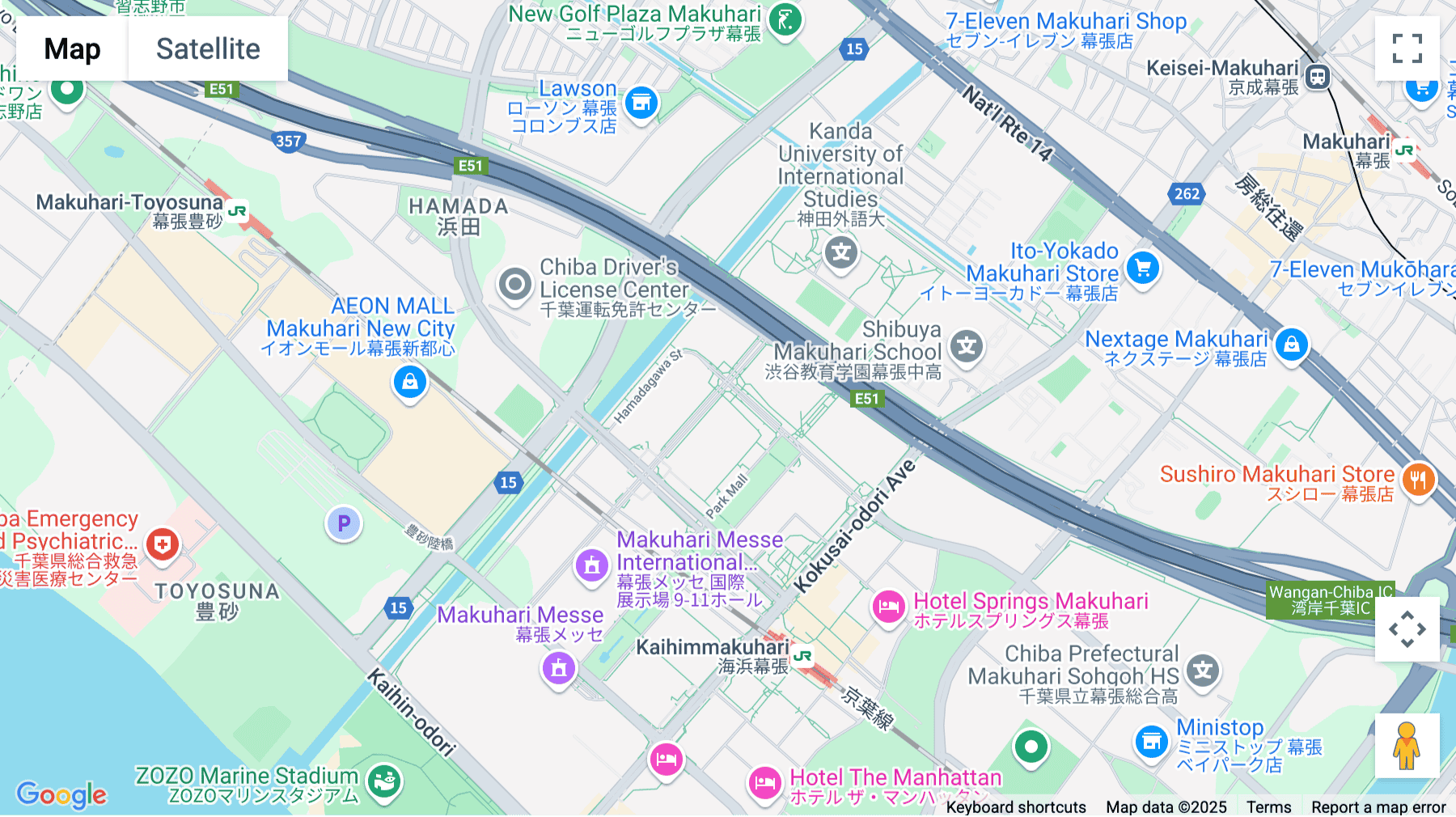 Click for interative map of 2nd floor, Bay Point Makuhari, 1-6 Nakase, Mihama-ku, Chiba Prefecture, Chiba