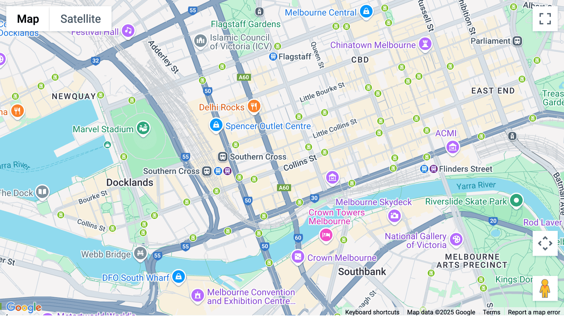 Click for interative map of 530 Collins Street, Level 2&3, Melbourne