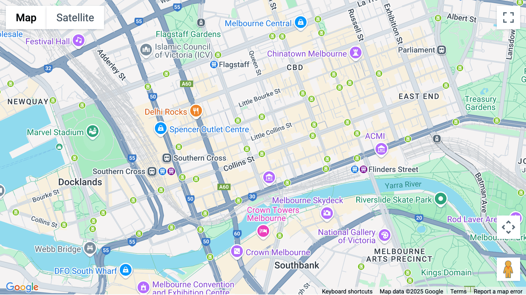 Click for interative map of Level 10, 440 Collins Street, Melbourne