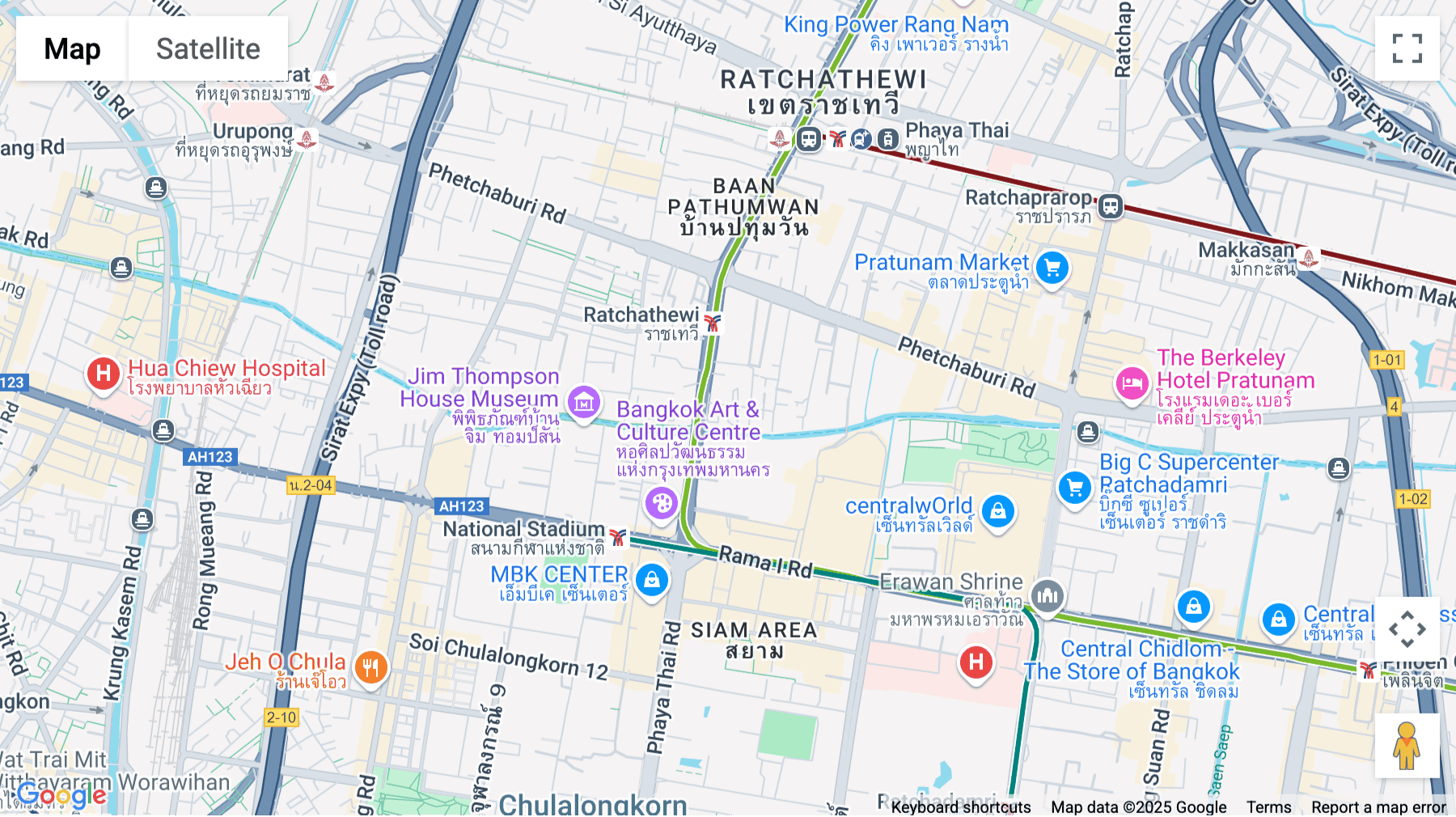 Click for interative map of Spaces Building, Floor 1-7, Phayathai Road, Ratchathewi District, Bangkok