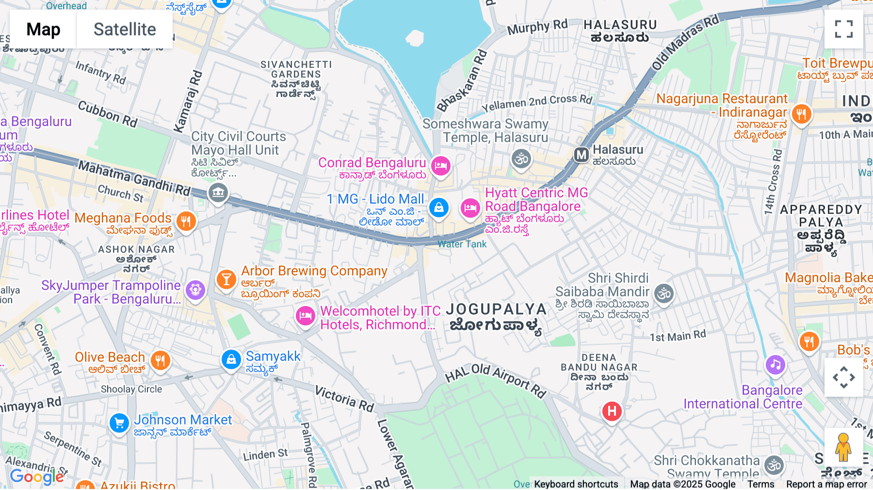 Click for interative map of 1st, 2nd & 3rd Floor, 154 Old Madras Road, Behind Trinity Church Road, Bangalore