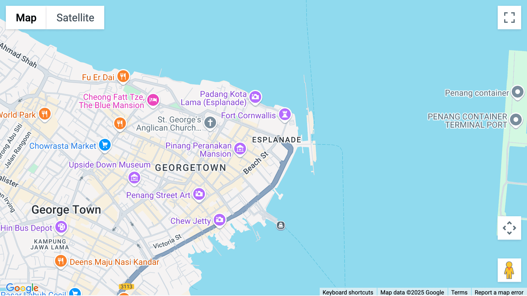 Click for interative map of 2, Lebuh Pantai, George Town, Pulau Pinang, Penang
