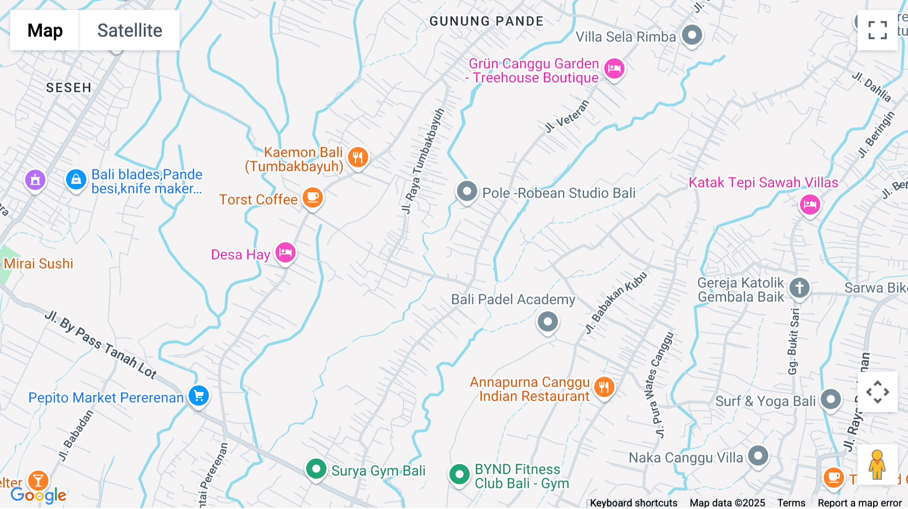 Click for interative map of Jl. Raya Tumbakbayuh Gg. Pandan Asri 14 No. Depan, Tumbak Bayuh, Kec. Mengwi, Kabupaten Badung, Bali
