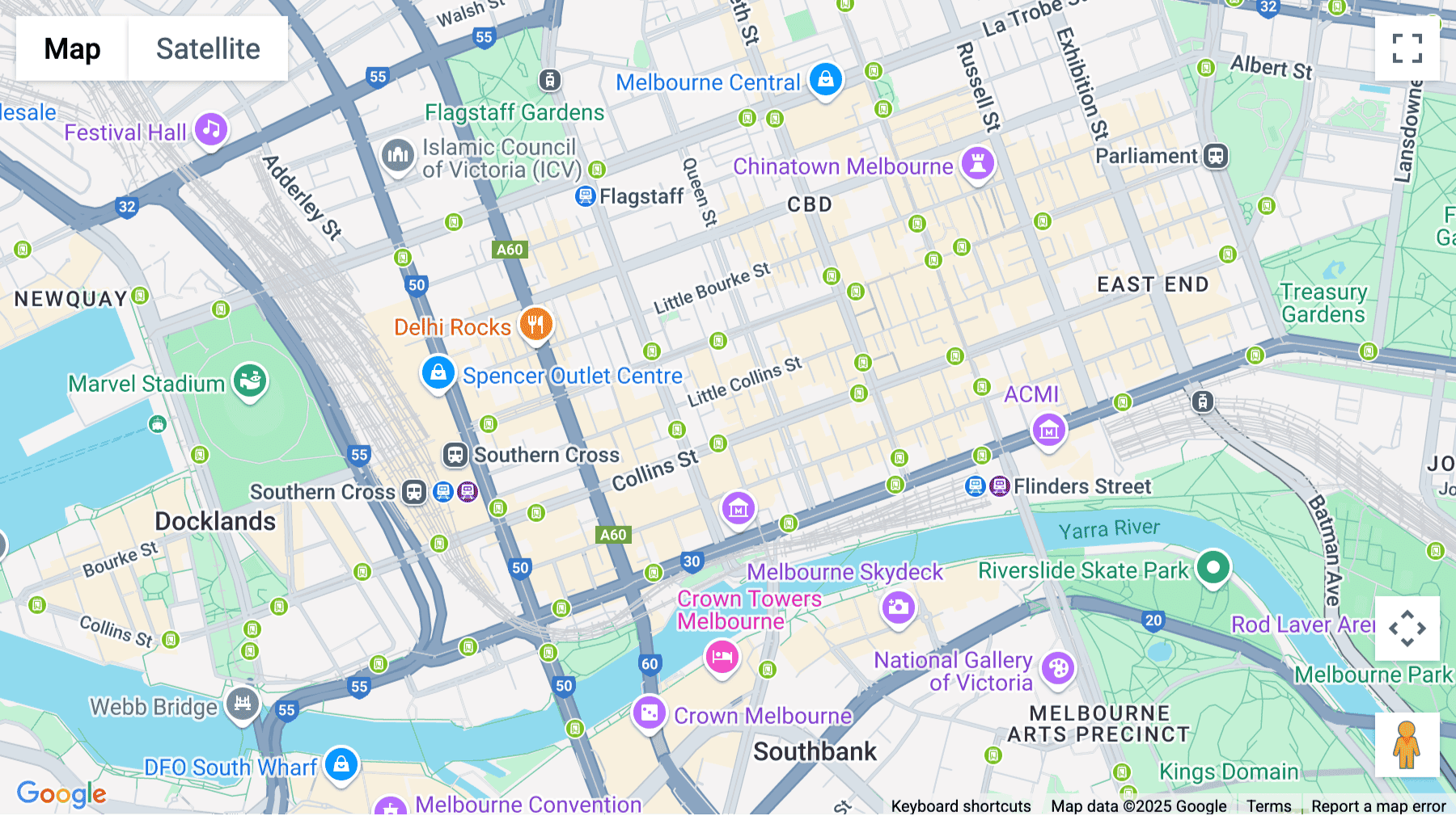 Click for interative map of 11-19 Bank Place, Melbourne