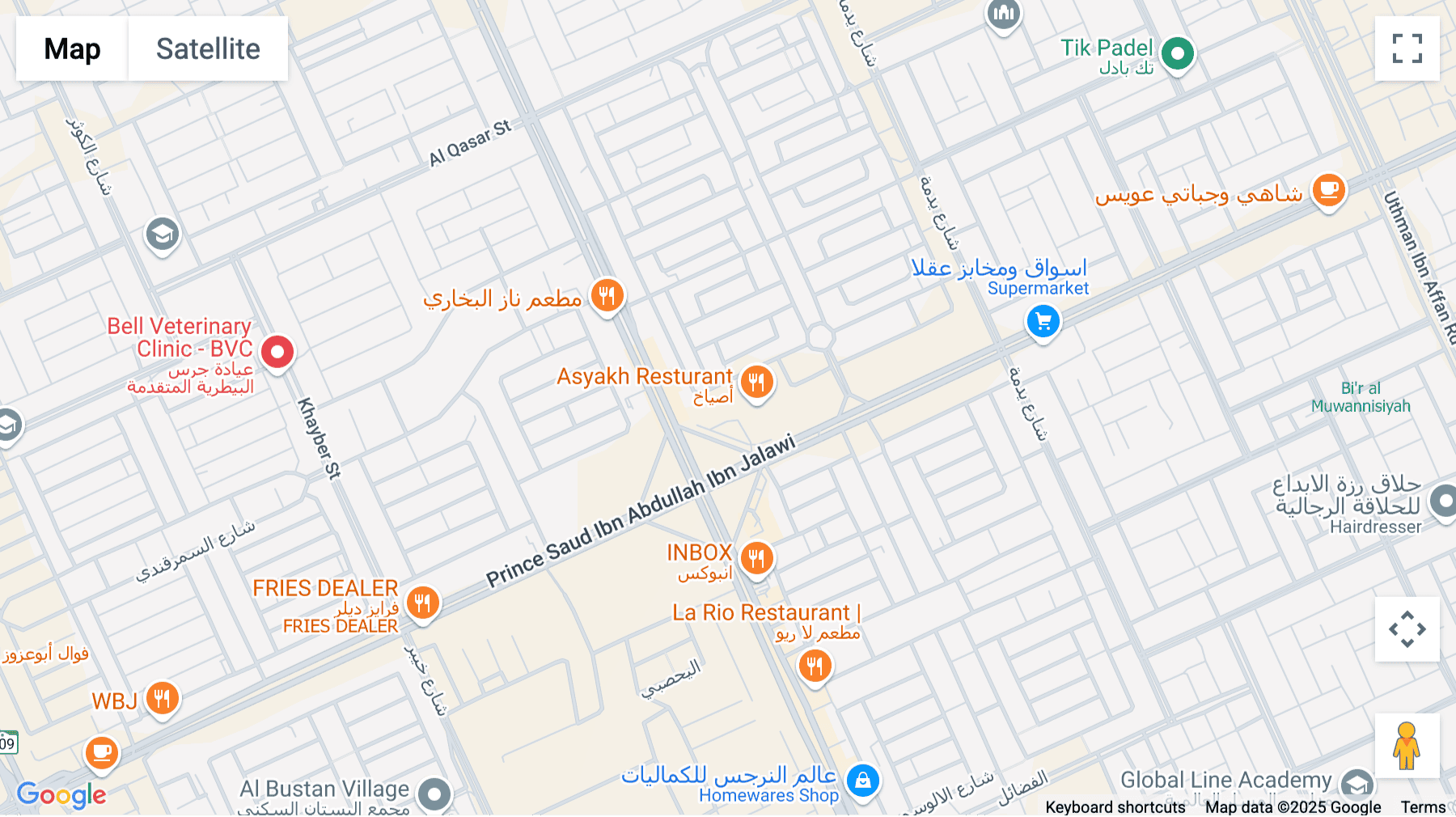 Click for interative map of Ground Floor, VJ6W+G7Q, Abu Bakr Al Siddiq Road,An Narjis, Al-Kharj,, Riyadh