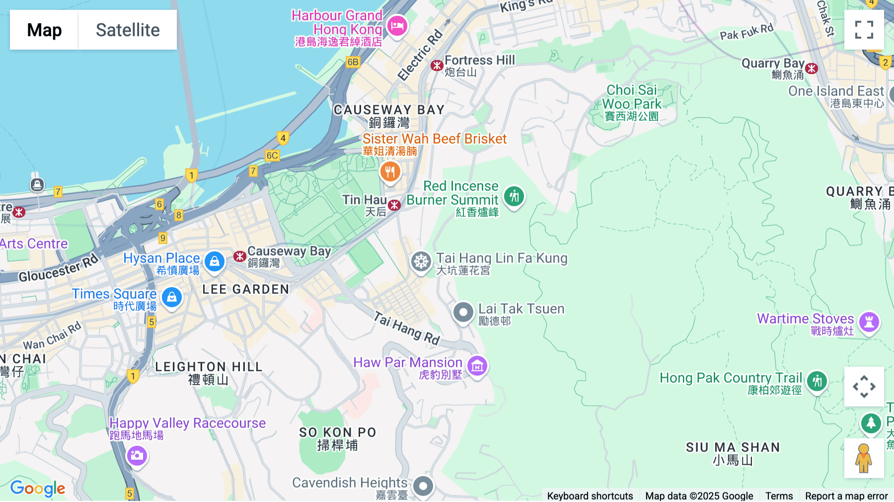 Click for interative map of Leighton Centre, 77 Leighton Road, Causeway Bay, Room 1305, 1311, 1313, 1315, 1317, 1318, 1320&22, Hong Kong