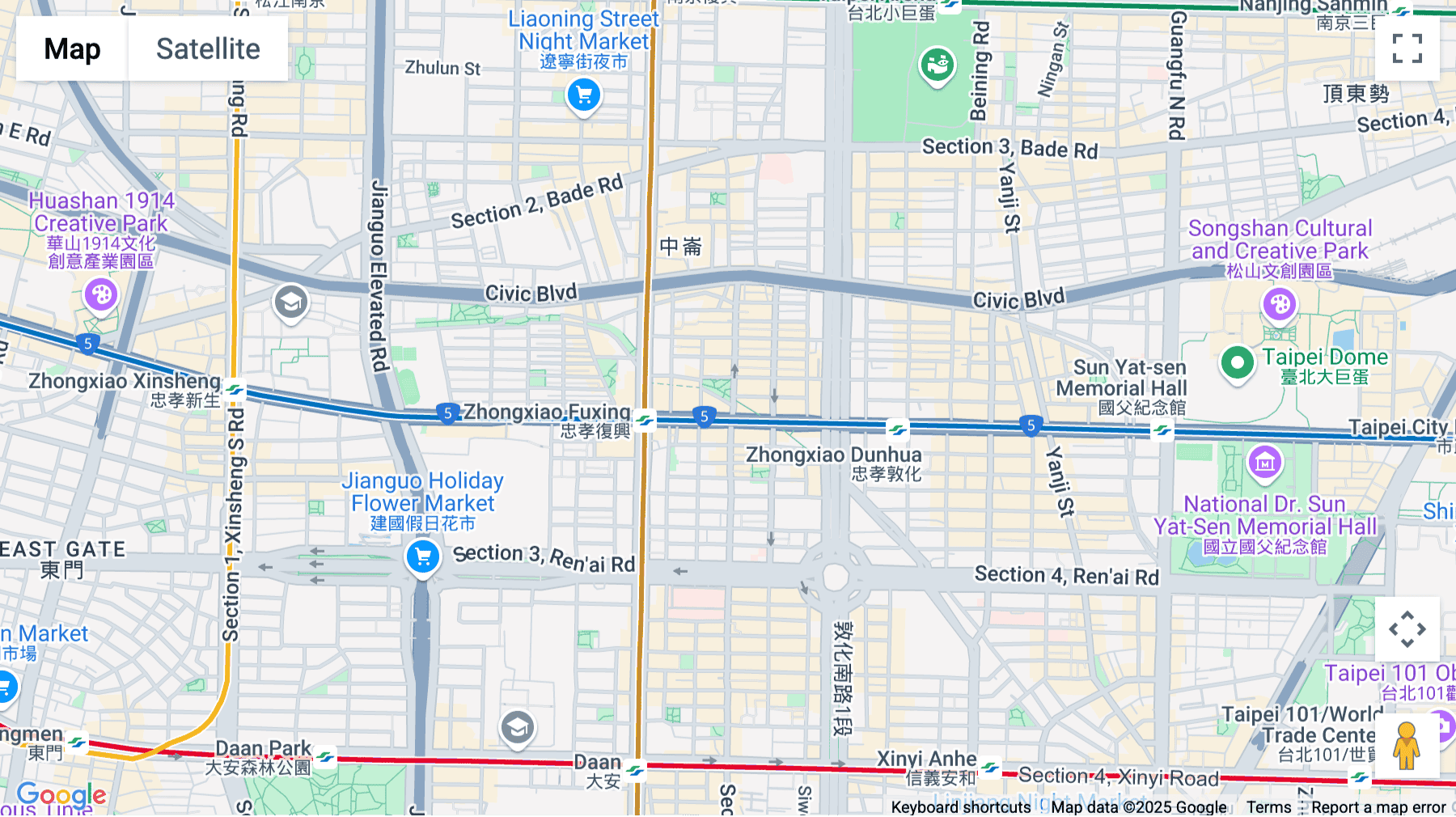 Click for interative map of 59, Section 4, Zhongxiao East Road, Taipei