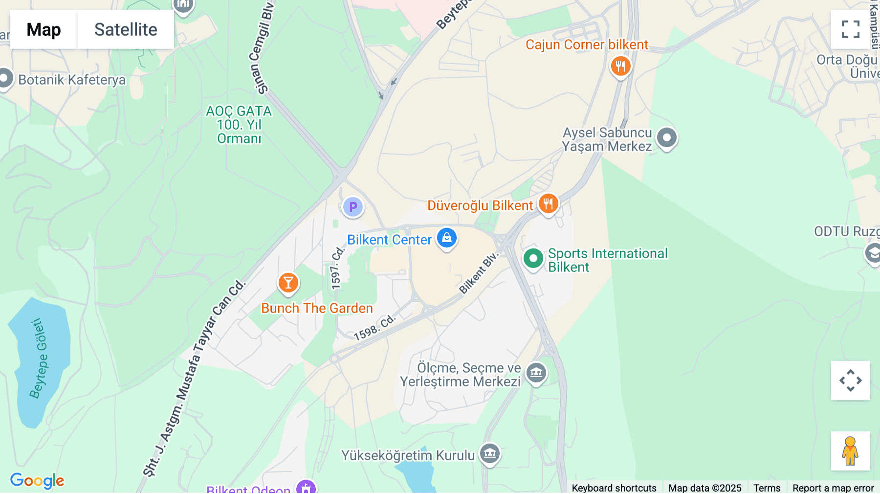 Click for interative map of Universiteler mah. No: 3, 1597. Caddesi, Zemin Kat, Ankara
