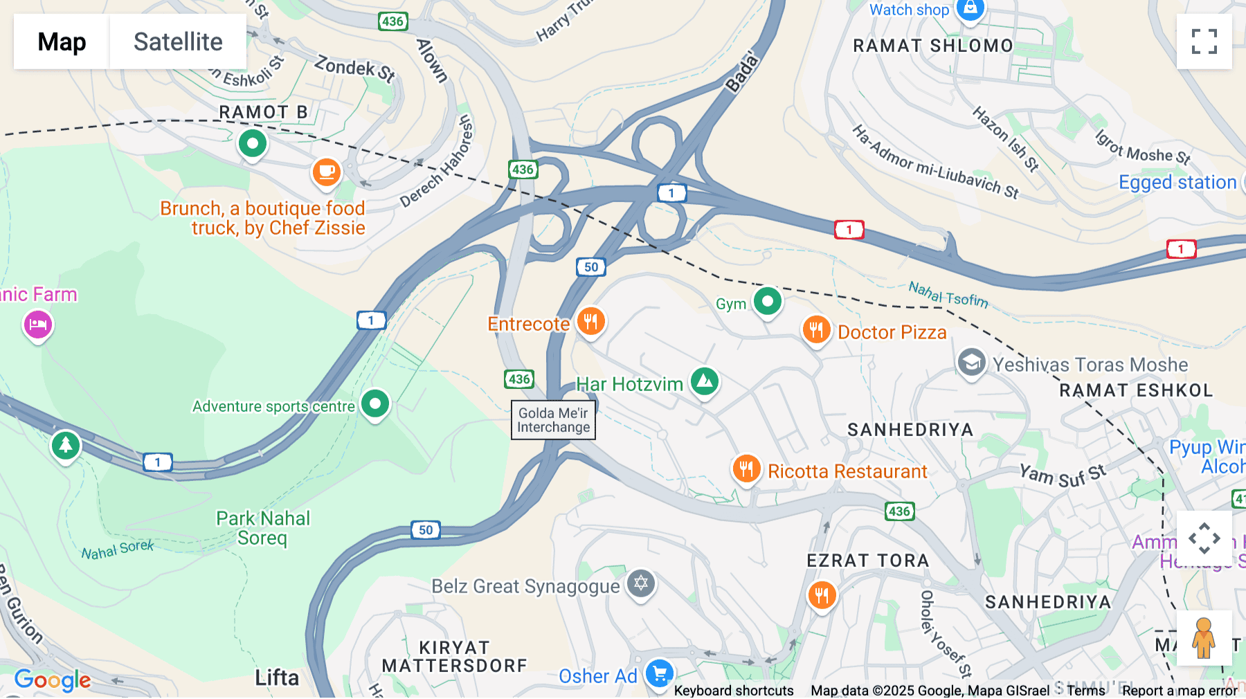 Click for interative map of Kiryat Hamada Street 20, 6th floor, Jerusalem