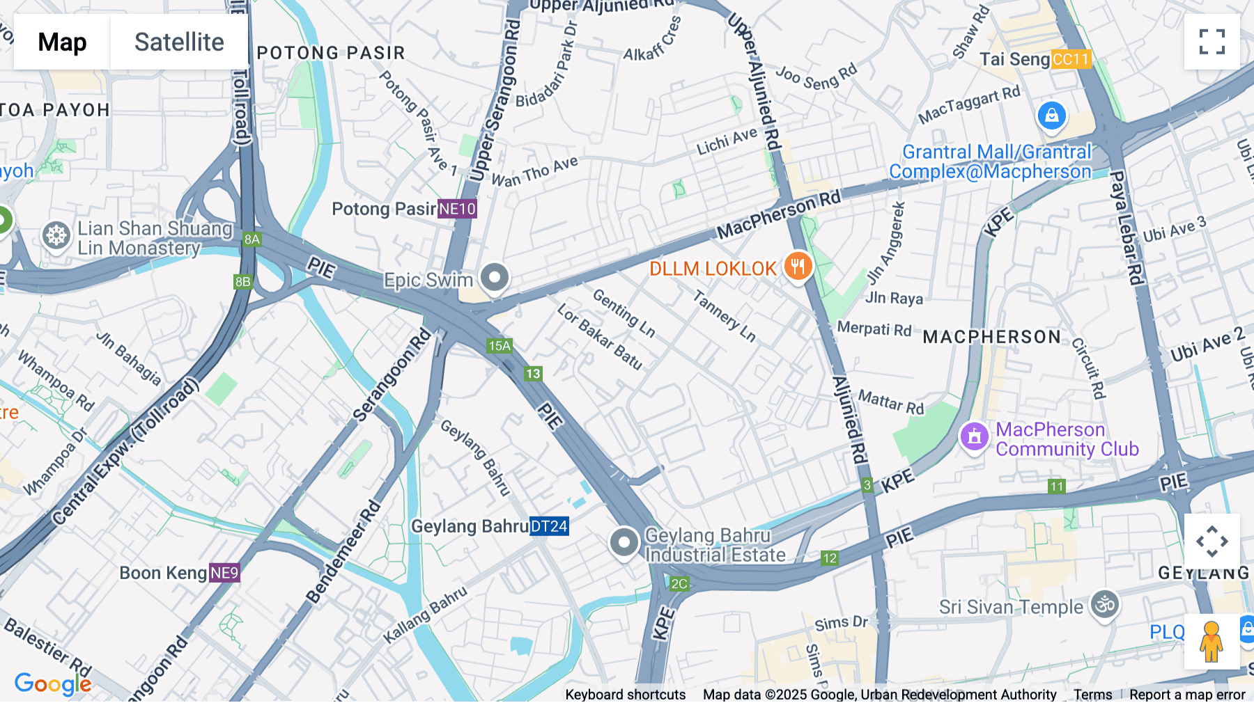 Click for interative map of 54, Genting Lane, Geylang, Singapore