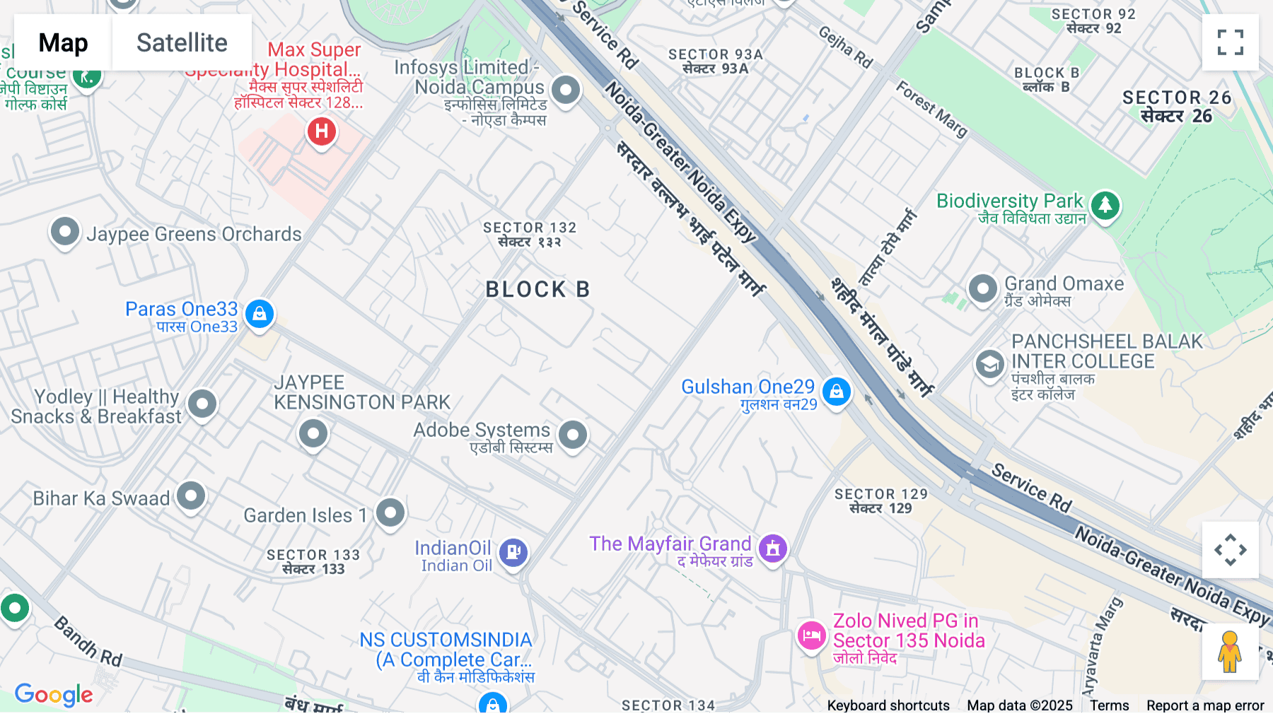 Click for interative map of 12th Floor, Plot A-2/2, Block B, Sector-132, Noida