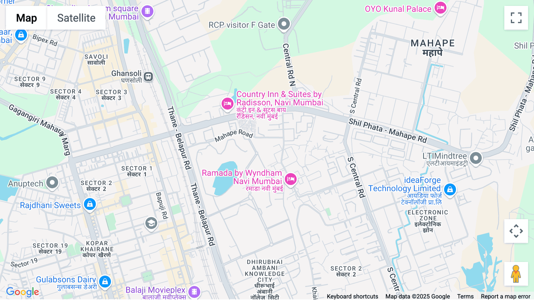Click for interative map of 603, Rupa Solitaire, Millenium Business Park, Sector 2, Kopar Khairane, Navi Mumbai