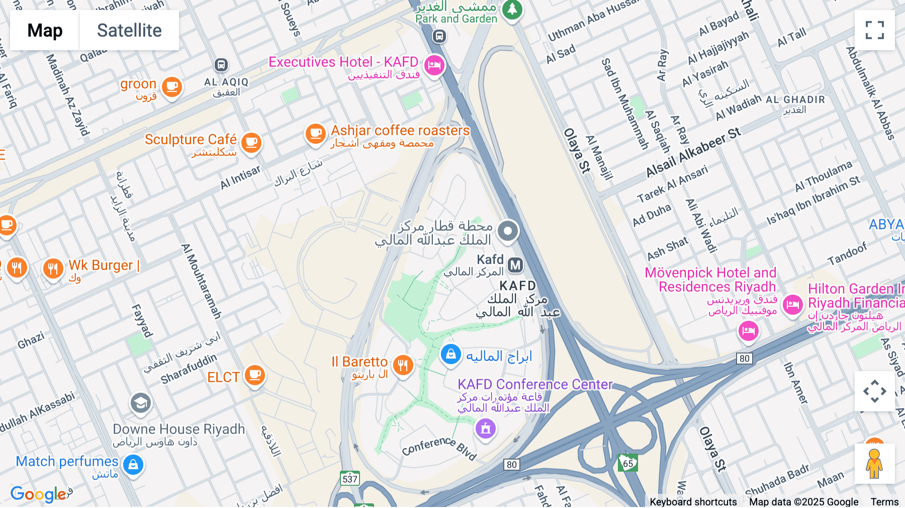 Click for interative map of Level 7, Building 4.07, Al Aqiq, Riyadh