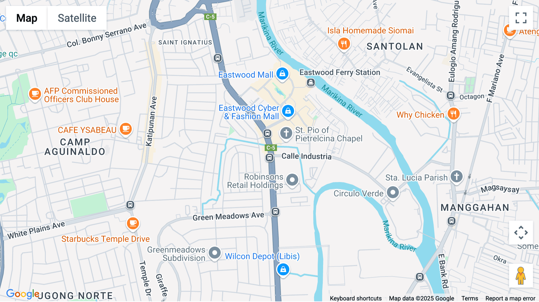 Click for interative map of 40th Floor, Dream Tower, 1 Calle Industria, Nuvo City, Brgy. Bagumbayan, National Capital Region, Quezon City
