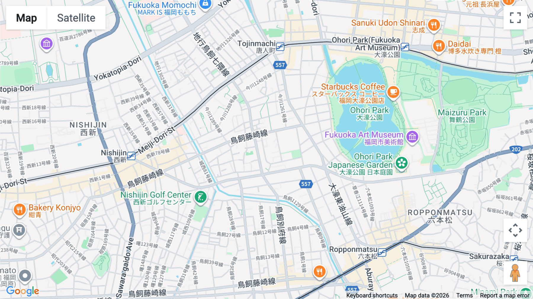 Click for interative map of Hakata Chikushi Street Center Building, 1F/3F, 2-1-9, Hakataekiminami, Hakata-ku, Fukuoka, Fukuoka