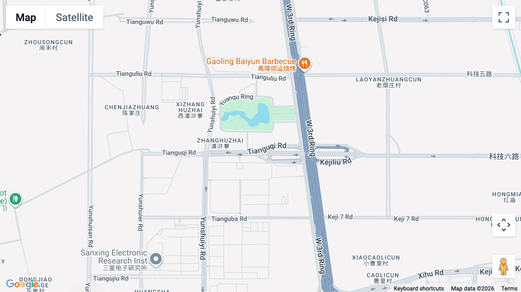 Click for interative map of Building A8, Phase II of Xi'an Software New City R&D Base, Xi'an