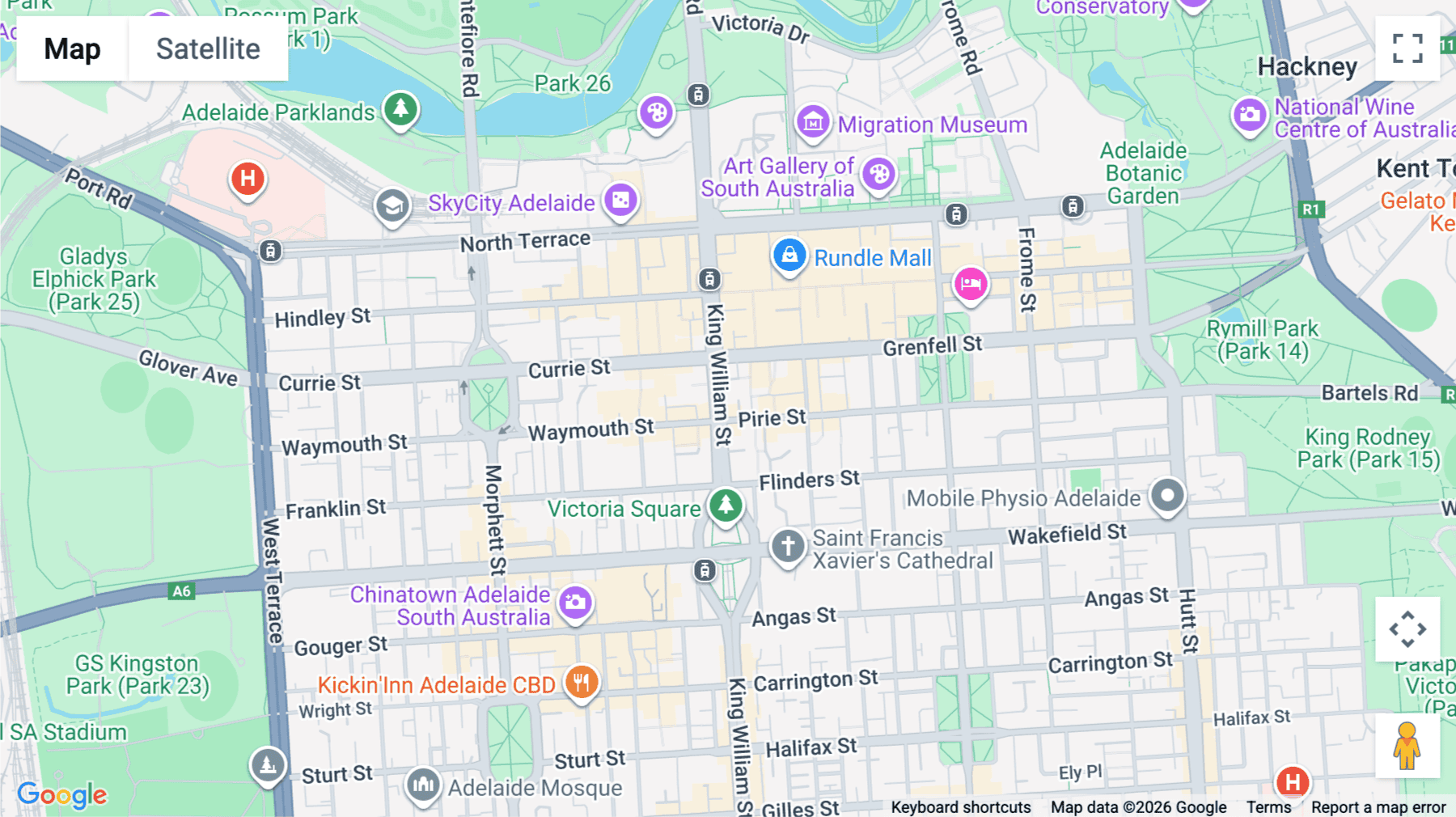 Click for interative map of 108, King William Street, Level 5 108 King William Street Adelaide, Adelaide