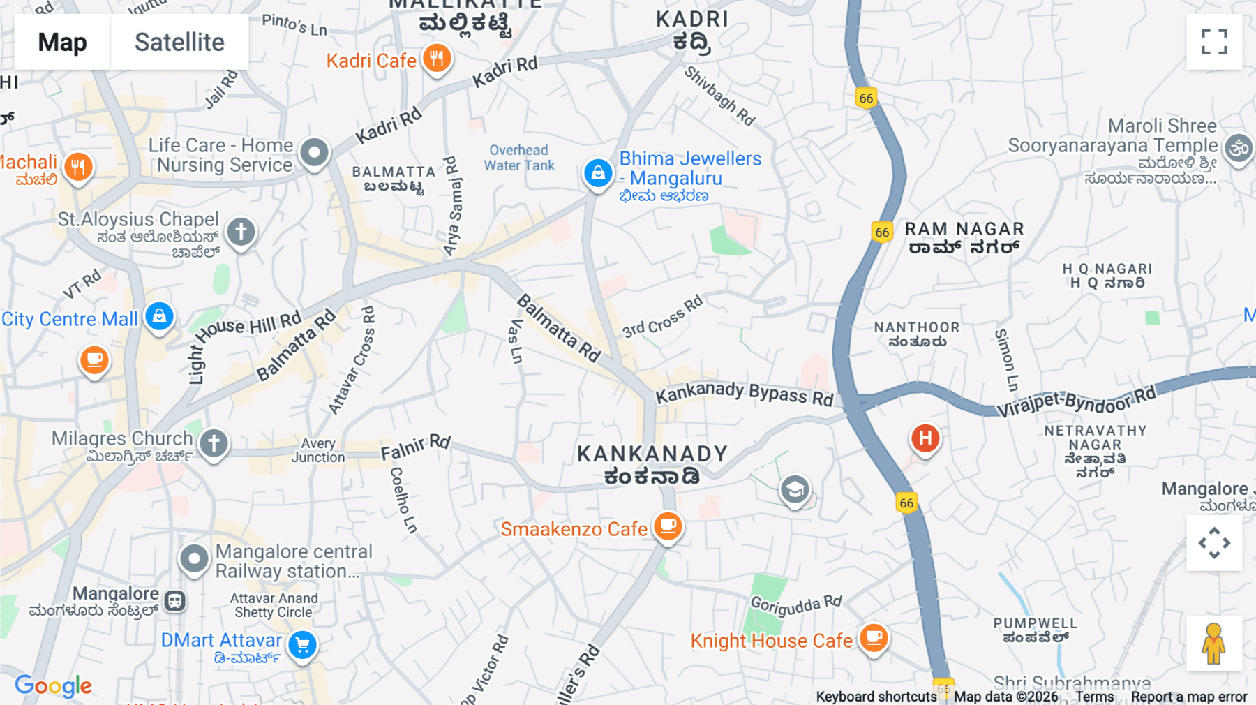 Click for interative map of 2nd & 3rd Floor, 15-1-28, Cross Road, Opp. Dominos Pizza, Bendoor Cross Road, Bendoorwell, Bendoor Liya Synergy, Mangaluru