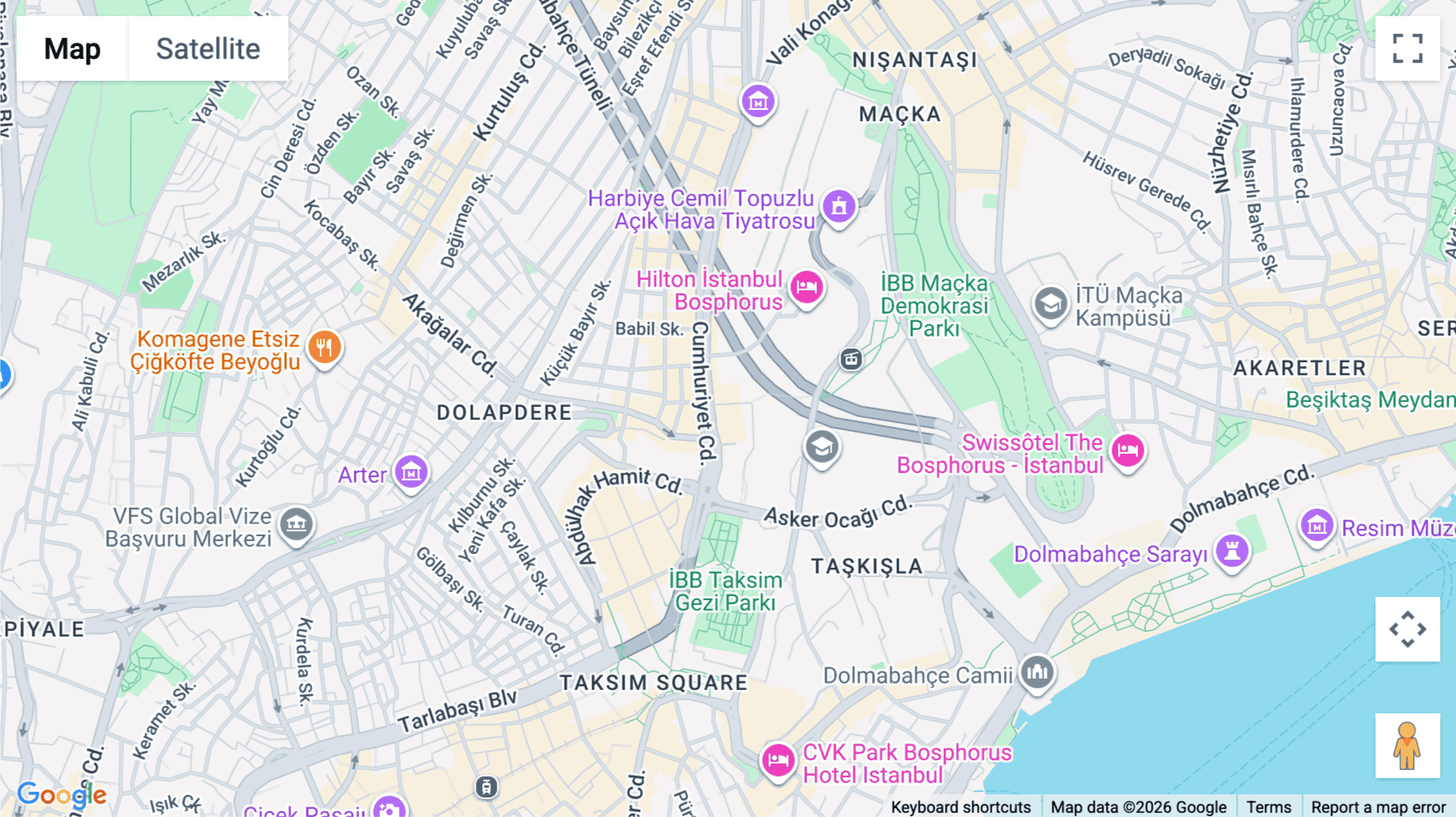 Click for interative map of 40, Cumhuriyet Caddesi, Harbiye, Cumhuriyet Cd. No: 40, 34367 Şişli/İstanbul, Istanbul