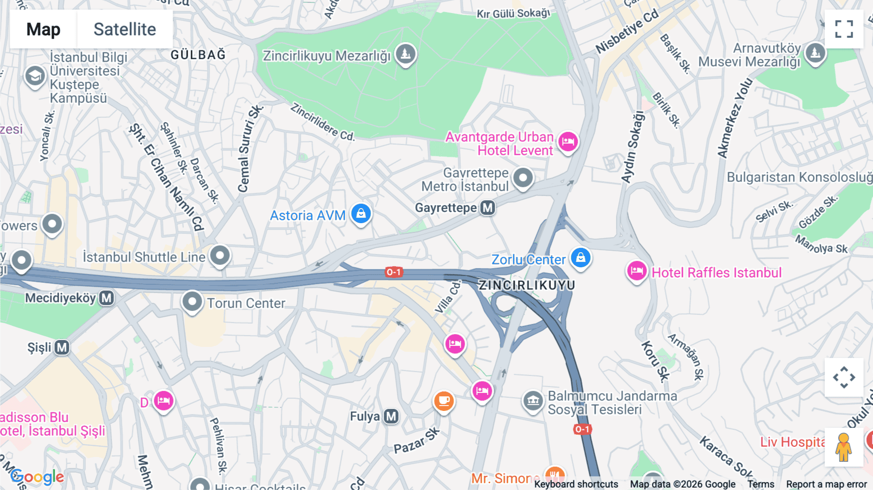 Click for interative map of Esentepe, 34394 Şişli/İstanbul, kat: 11, Istanbul