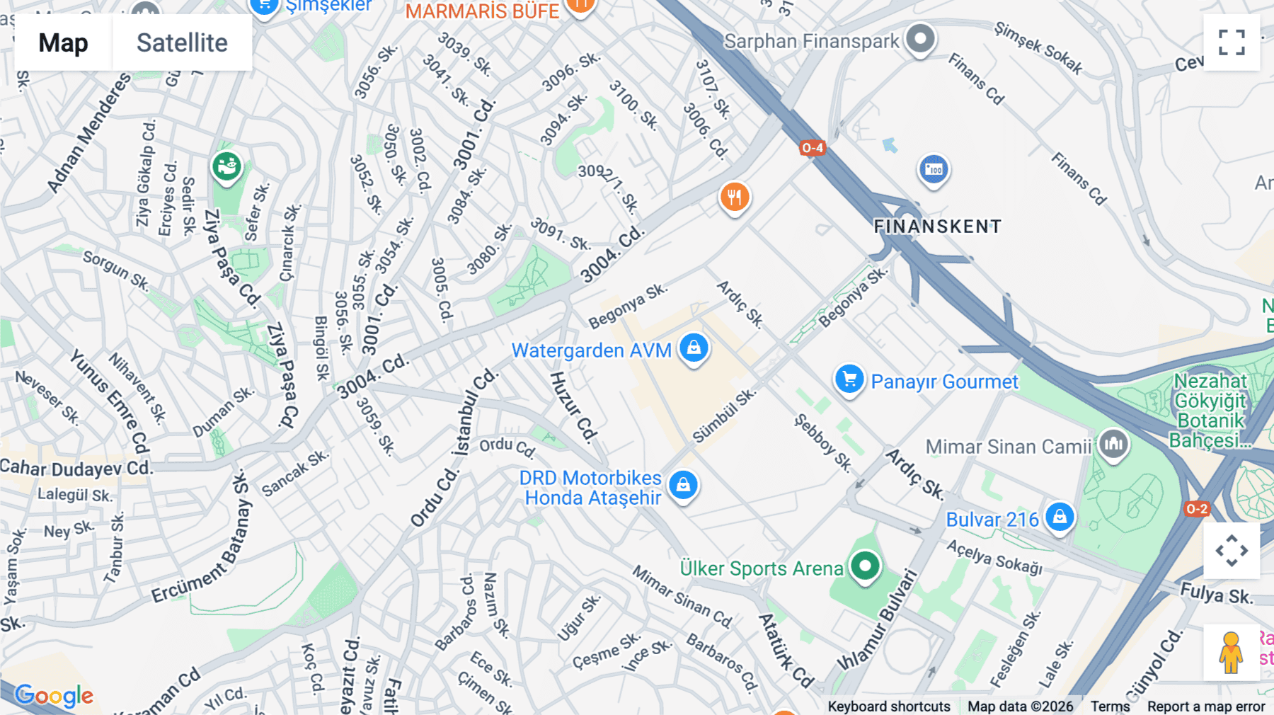 Click for interative map of Barbaros Mahallesi, Güney, Mor Sumbul Sokagi Nida Kule No: 7, Istanbul