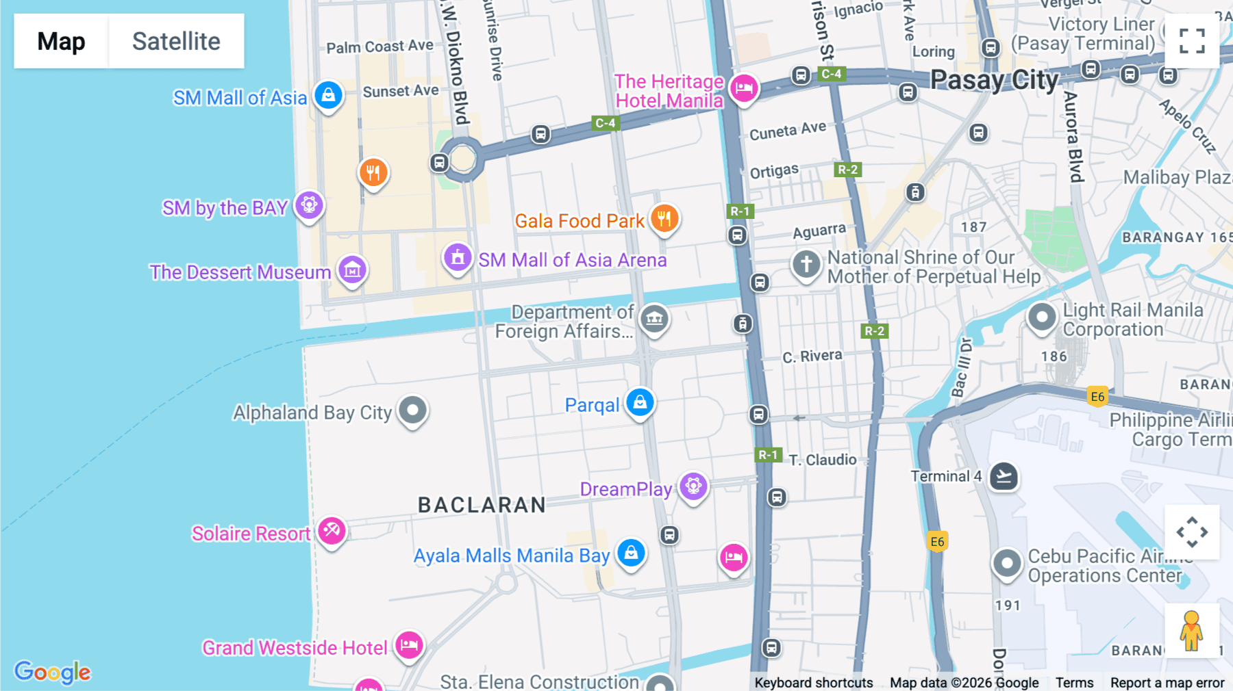 Click for interative map of Sinocan Corporate Center, Aseana Business Park, Bay City, Paranaque, Metro Manila, Paranaque