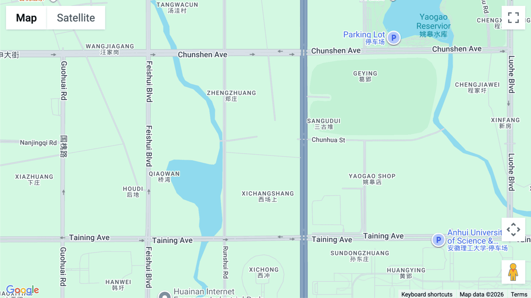 Click for interative map of 5/F, Shuangchuang Building, Small & Micro Incubator 915, Zone A, RunShui Road, Huainan