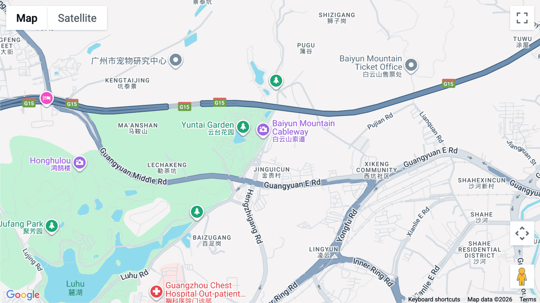Click for interative map of No.300 Luhu Road, Yuexiu District, 1st and 2nd Floors, Guangzhou