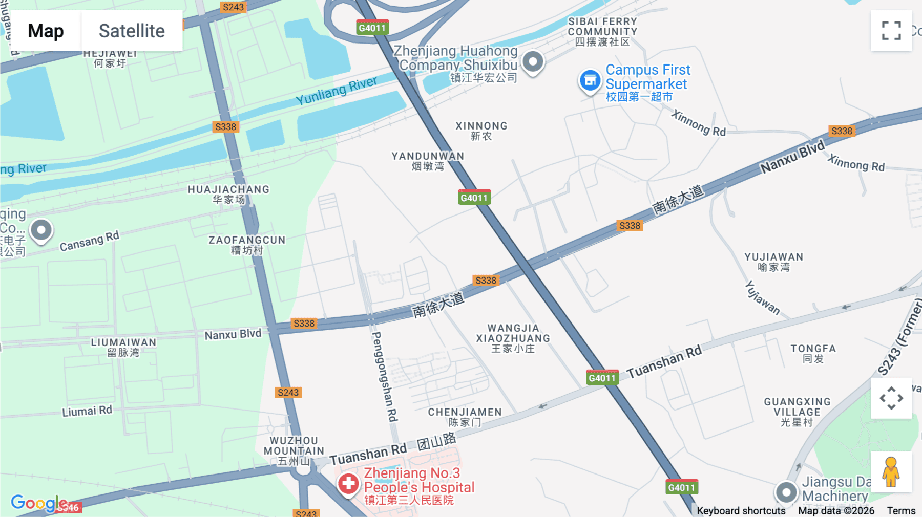 Click for interative map of No. 298 Nanxu Avenue Runzhou District, Jiangsu Province 18th & 19th floors, T2 Building, Zhenjiang