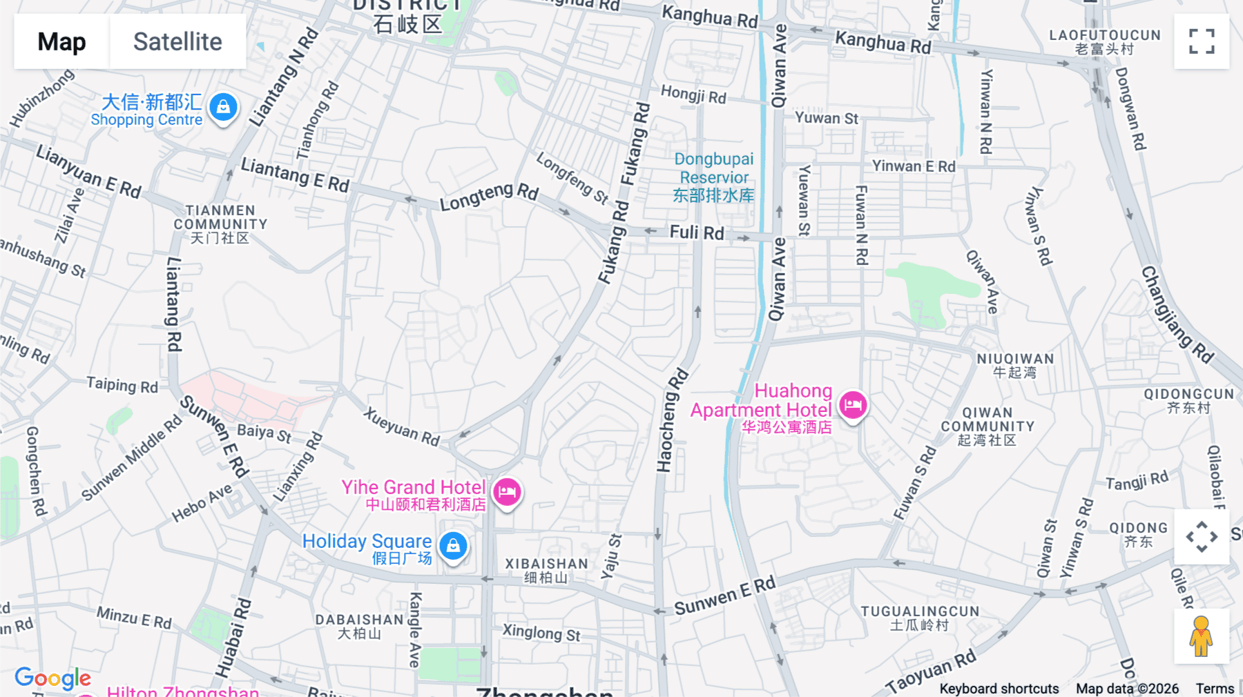 Click for interative map of No. 28, Sunwen East Road, Shiqi District, Guangdong Province 7/F of the building at Block 2, Golden Eagle Building, Zhongshan