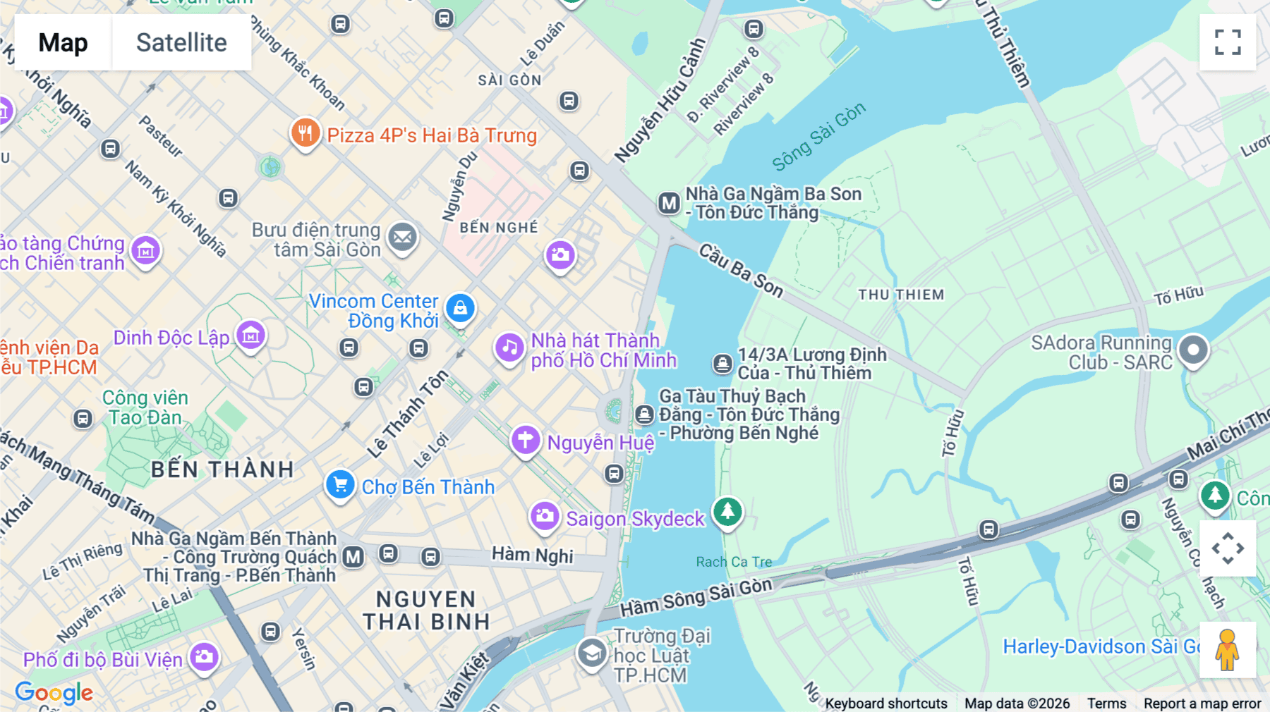 Click for interative map of 3A, Đường Tôn Đức Thắng, Bến Nghé, Quận 1, Ho Chi Minh City
