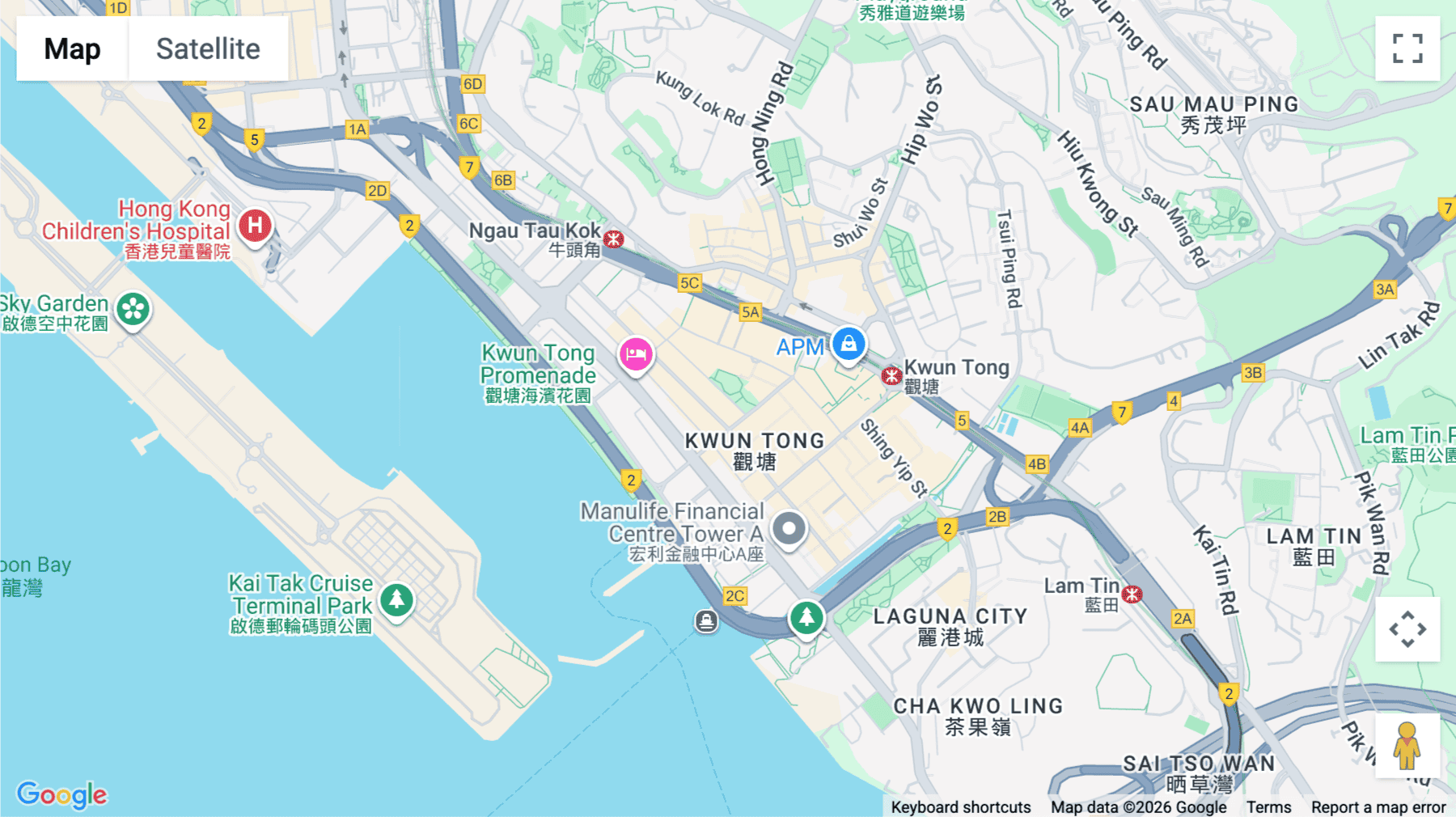 Click for interative map of 51 Hung To Road, Kwun Tong, Kowloon, 12/F and 15/F, Two Sky Parc, Hong Kong
