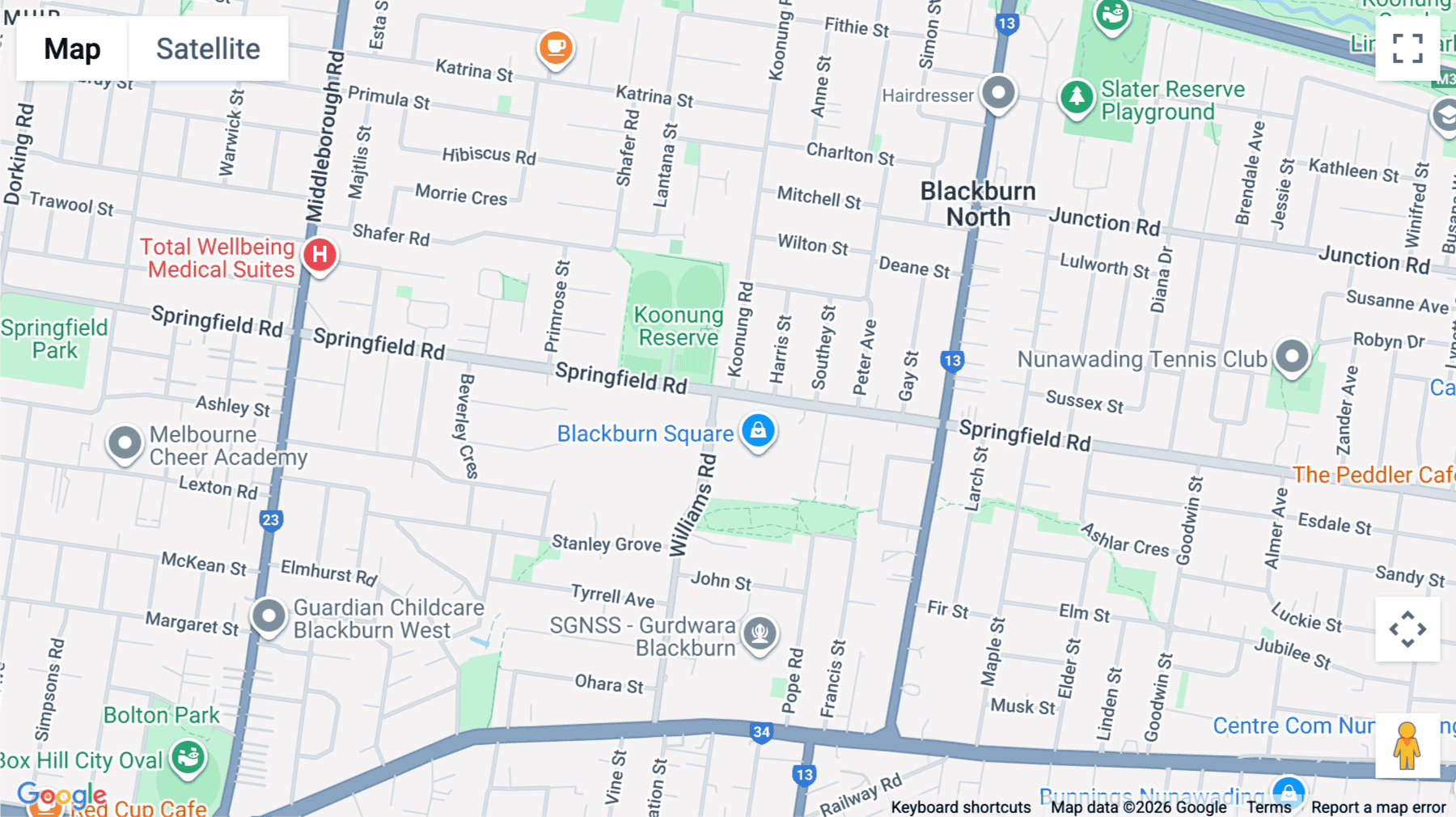 Click for interative map of 64-104, Springfield Road, Melbourne