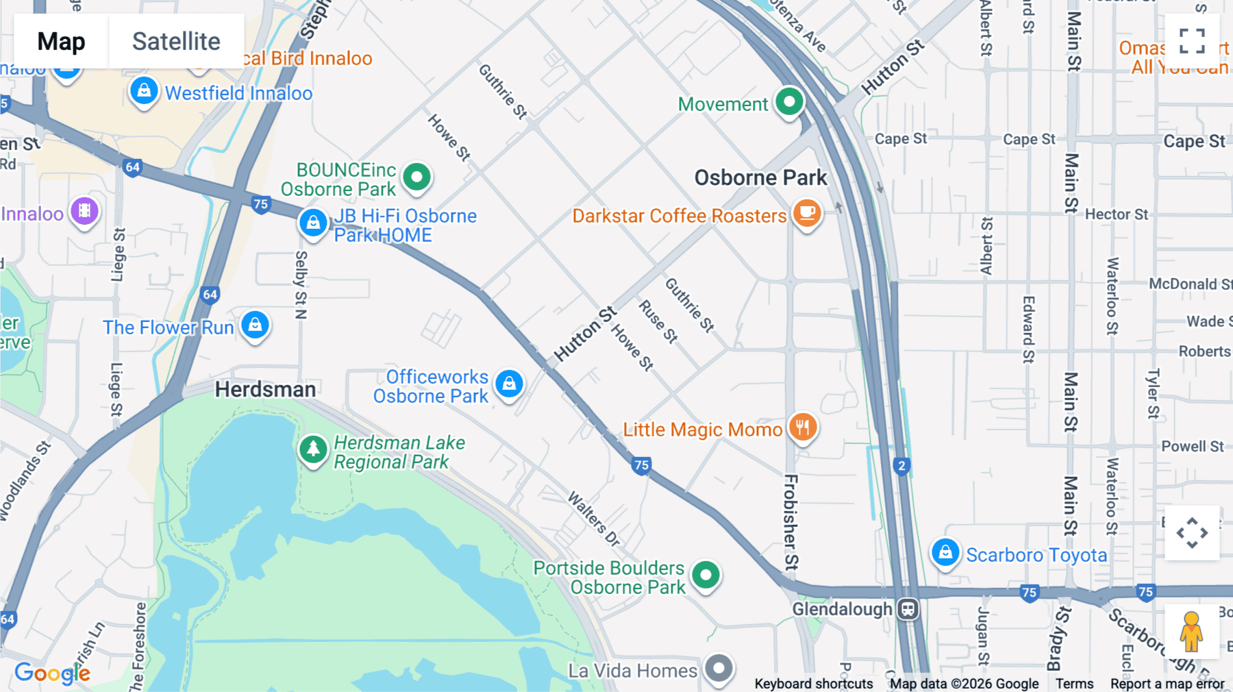 Click for interative map of 67 Howe Street Osborne Park, Perth
